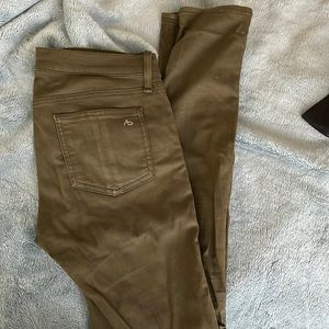 Olive green rag & bone jean -skinny